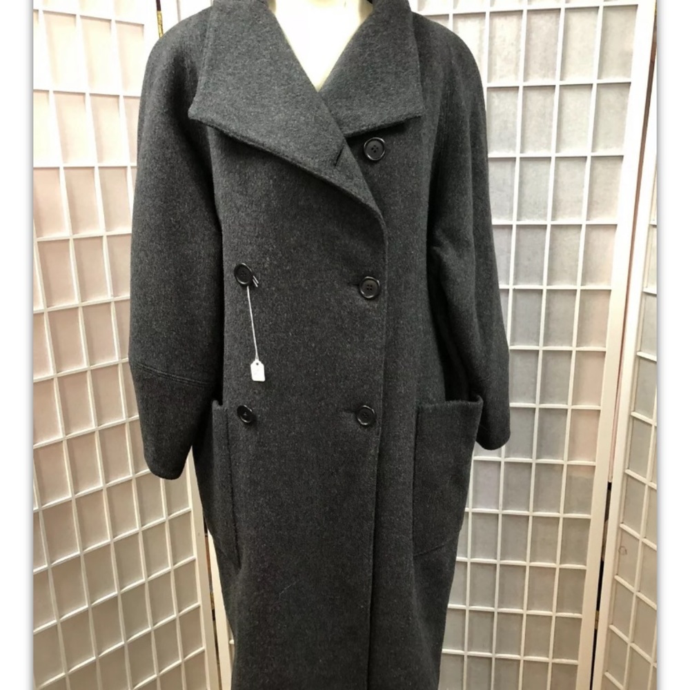 Reflections, Women, coat, gray, wool, new,size14.: